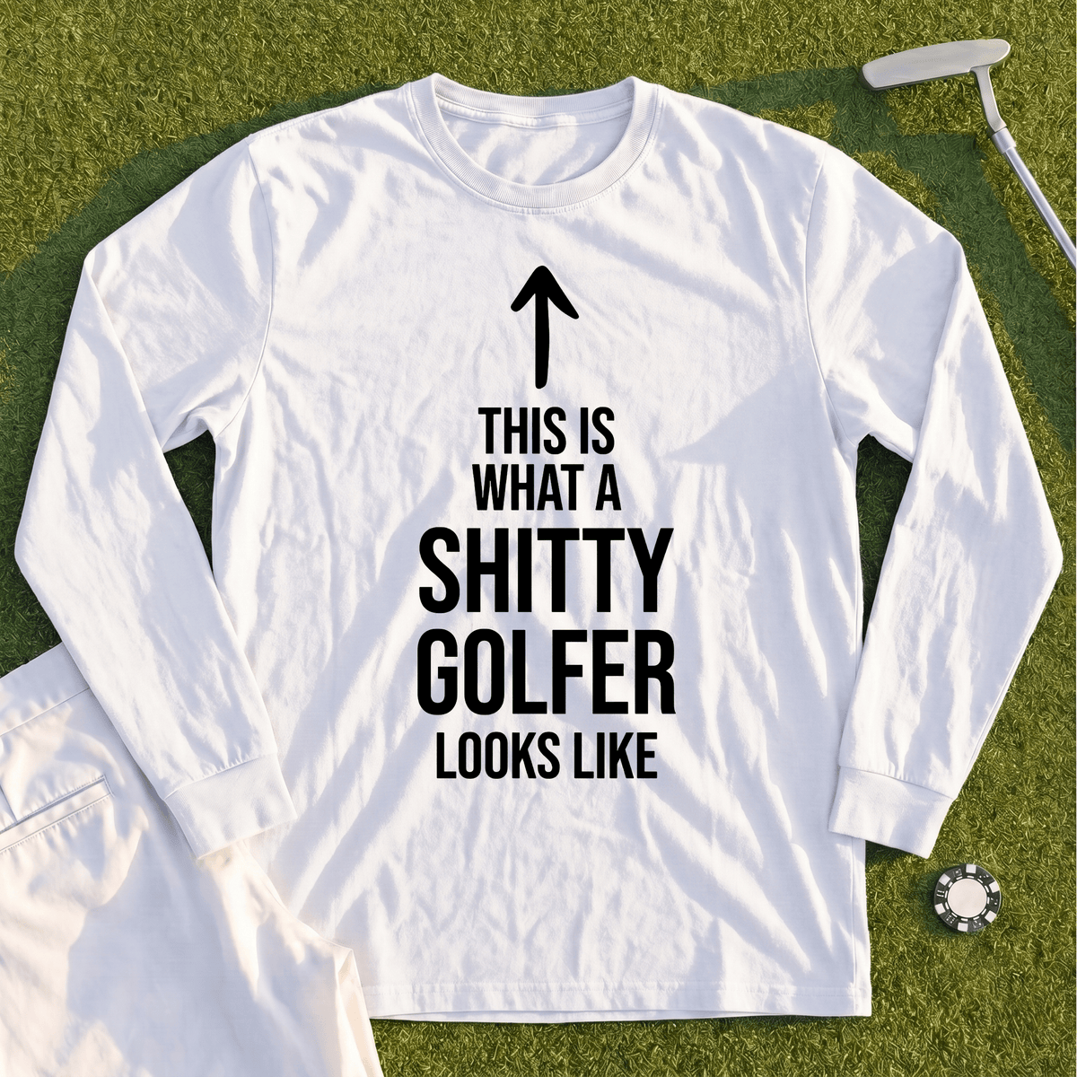 Shitty Golfer Long Sleeve Tee