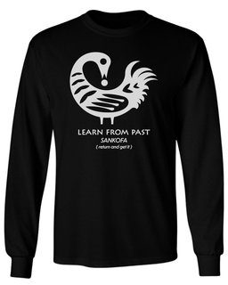 Sankofa Adinkra Learn From Past Long Sleeve