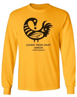 Sankofa Adinkra Learn From Past Long Sleeve