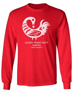 Sankofa Adinkra Learn From Past Long Sleeve