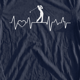 Golf Heartbeat Line Long Sleeve Tee