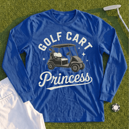 Golf Cart Princess Long Sleeve Tee