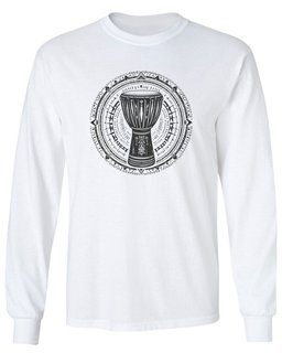 Djembe Drum Art Long Sleeve