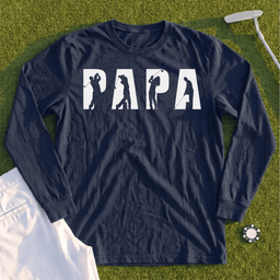 Papa Golfer Long Sleeve Tee