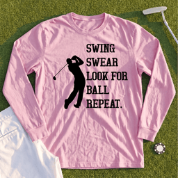 Swing Swear Repeat Long Sleeve Tee