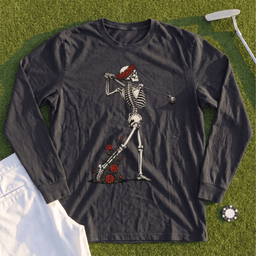 Rose Skeleton Follow Through Long Sleeve Tee