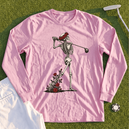 Rose Skeleton Follow Through Long Sleeve Tee