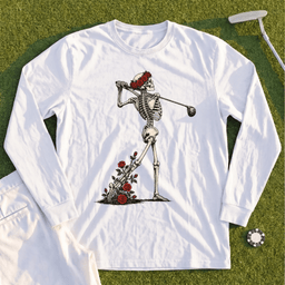 Rose Skeleton Follow Through Long Sleeve Tee
