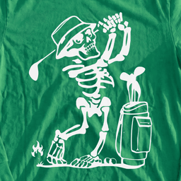 Skeleton Golfing! Long Sleeve Tee