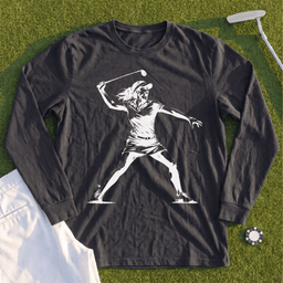 Angry Female Golfer Long Sleeve Tee
