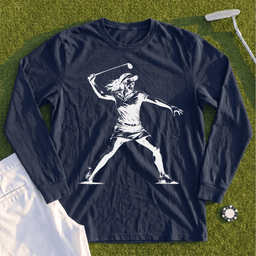 Angry Female Golfer Long Sleeve Tee