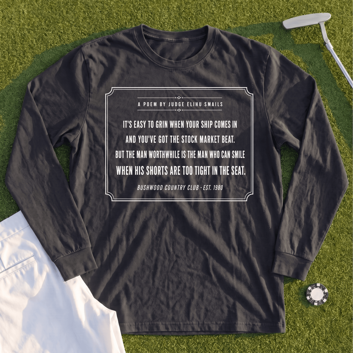 Judge Smails Poem Long Sleeve Tee