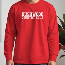 Bushwood Country Club Varsity Long Sleeve Tee