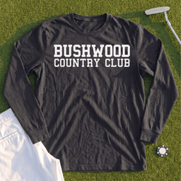 Bushwood Country Club Varsity Long Sleeve Tee