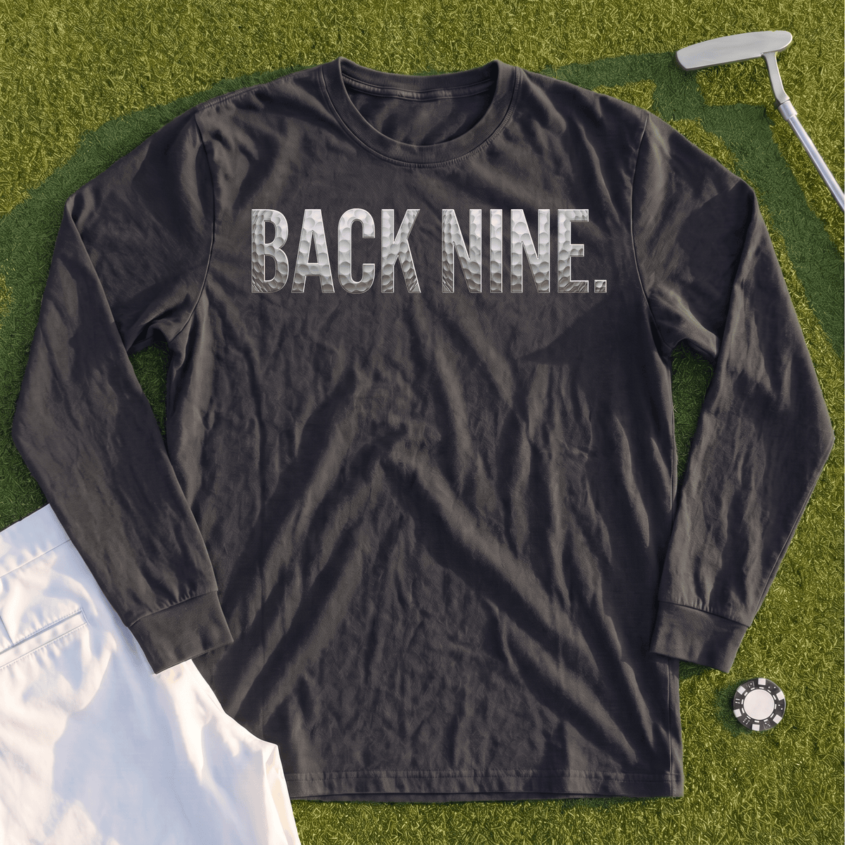 Back Nine Dimples Long Sleeve Tee