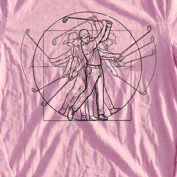 Vitruvian Man Swing Long Sleeve Tee