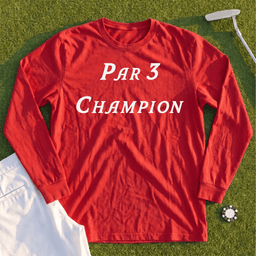 Par 3 Champion Long Sleeve Tee