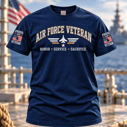 Air Force Veteran Fighter Jet Honor Service Sacrifice T Shirt Hoodie Baseball Cap Gift For Men T-shirt Navy