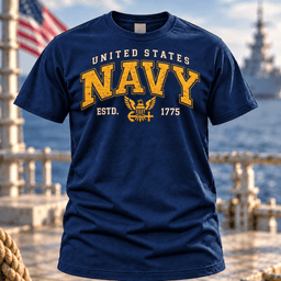 United States Navy Est 1775 T Shirt Hoodie Baseball Cap Gift For Men T-shirt Navy