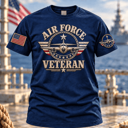 Air Force Veteran Aircraft Emblem T Shirt Hoodie Baseball Cap Gift For Men T-shirt Navy