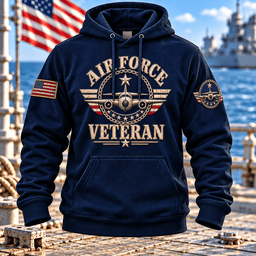 Air Force Veteran Aircraft Emblem T Shirt Hoodie Baseball Cap Gift For Men Hoodie Navy