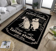 Bull Terrier Tattoo Artist Studio Area Rug Carpet Outdoor Indoor Area Rug Carpet s Living Room Medium (4 X 6 FT)