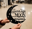 I Love You To The Moon And Back Sign Nursery Decor Nursery Sign Kids Bedroom Sign Above Crib Signs Baby Room Decor