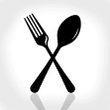 Fork And Spoon Metal Sign For Kitchen Decoration, Fork And Spoon Metal Art For Kitchen