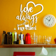 Love Is Always Srcret Ingredient - Kitchen Wall Decor Metal Wall Art Housewarming Gift