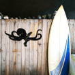 Metal Octopus Art Detailed Octopus Wall Hanging Ocean Decor Scuba Diver Gift Large Beach Tropical Hawaiian Coastal Life