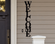 Welcome Metal Sign Vertical Welcome Sign Welcome Porch Sign Outdoor Welcome Sign Front Porch Decor Housewarming Gift
