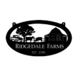 Metal Farm Sign With Fence Cows Feed Truck Barn Metal Wall Art Metal House Sign