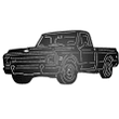 Truck Silhouette 1970 Chevy C10 Metal Wall Sign - Chevy Pickup Garage Hanging - Metal Wall Decor - Father's Day Gift