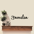 Familia Metal Sign Steel Script Words For The Wall Spanish Family Cursive Word Metal Wall Decor Family Room Decor Family