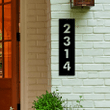 Metal Address Sign For House Vertical House Number Address Plaque Front Porch Decor Metal Signs Metal Address Numbers