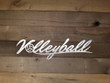 Volleyball Sign Metal Wall Art Volleyball Decor Love Volleyball Wall Art Metal Sports Sign Sports Decor Volleyball