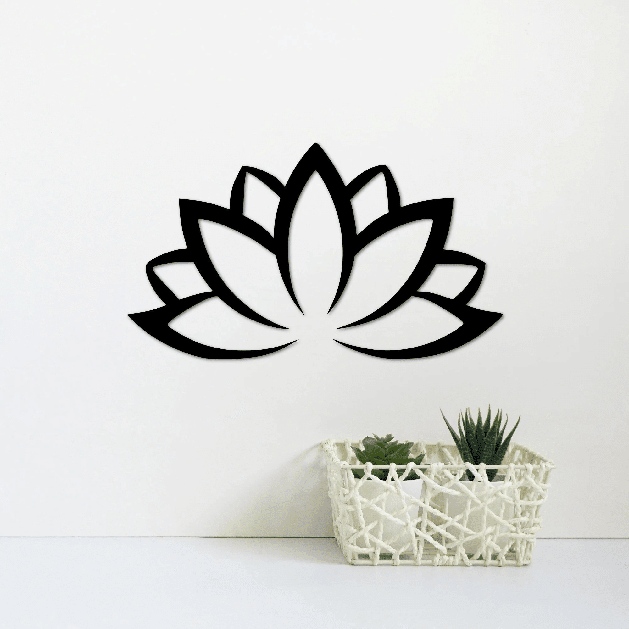 Lotus Flower Metal Wall Art Yoga Decor Metal Lotus Flower Wall Decor Lotus Flower Gift Yoga Studio Wall Hanging Flower