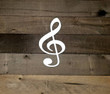 Treble Clef Sign Music Notes Metal Wall Art Treble Clef Music Note Sign Musician Decor And Gifts Music Themed Room