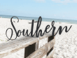 Southern Wall Decor Southern Metal Word Art Southern Charm Word Sign Southern Outdoor Sign Southern Home Decor