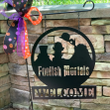 Haunted Mansion-inspired Welcome Foolish Mortals Yard Garden Sign Halloween Housewarming Gift Idea Hitchhiking Ghosts