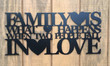 Family What Happens When Two People Fall In Love Metal Monogram Metal Wall Decor Metal Quote Housewarming Gift Christmas