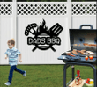 Metal Bbq Sign Dad's Bbq Sign Custom Bbq Sign Metal Father's Day Gift Man Gift Husband Grilling Gift