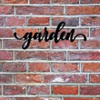 Garden Sign Cut Metal Sign Wall Decor Metal Sign Home Decor Metal Art