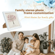 Happy Family Day Custom 3-14 Names Family Tree Frame