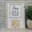 Custom Puzzle Piece Sign For Mom, Personalized Mom You Are The Piece That Holds Us Together Puzzles Piece Name Sign Home Decor For Mother's Day