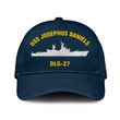 Uss Josephus Daniels Dlg-27 Classic Cap, Custom Print/embroidered Us Navy Ships Classic Baseball Cap, Gift For Navy Veteran