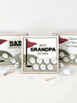 Customizable Golf Father's Day Best Dad, Grandpa, Best Dad By Par Golf Father Custom Wood Sign Father's Day Gift Idea