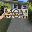 Unique Gift For Wife Custom Mom Wood Sign Plaque With Name Engraving