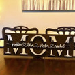 Wood Sign Plaque With Name Engraving For Birthday Mother's Day Personalized Mom Gift Idea