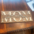 Love Gift For Mom Mother's Day Gift Idea Wood Sign With Custom Engraving Name